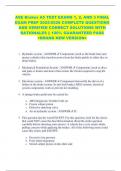 ASE Brakes A5 TEST EXAMS 1&comma; 2&comma; AND 3 FINAL  EXAM PREP 2025&sol;2026 COMPLETE QUESTIONS  AND VERIFIED CORRECT SOLUTIONS WITH  RATIONALES &vert;&vert; 100&percnt; GUARANTEED PASS  <BRAND NEW VERSION> 