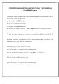 CERTIFIED CODING SPECIALIST &lpar;CCS&rpar; EXAM PREPARATION EXAM 2025 Qs&As