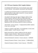 ASC 378 Exam 4 Questions With Complete Solutions