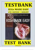 Test bank for ECGs Made Easy 6th Edition by Barbara J Aehlert All Chapters &vert;&vert;Complete A&plus; Guide&comma; Newest Version 2025&period;