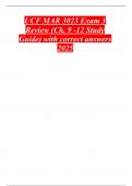 UCF MAR 3023 Exam 3 Review &lpar;Ch&period; 9 -12 Study Guide&rpar; with correct answers 2025                 Calculating segment profitability - CORRECT ANSWER-Segment size  x segment adoption percentage x purchase behavior &lpar;x amount of times purchased per year&rpar; x profit
