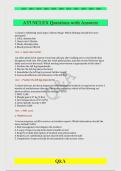 ATI NCLEX Questions with Answers 