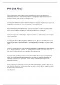 PHI 240 Final Practice Exam Questions And 100&percnt; Verified Correct Answers&period;