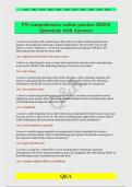 PN comprehensive online practice 2020 B  Questions with Answers 