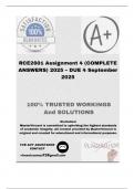 RCE2601 Assignment 4 &lpar;COMPLETE ANSWERS&rpar; 2025 &ndash; DUE 4 September 2025&semi; 100&percnt; correct solutions and explanations&period;