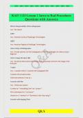 RAD 1125 Lesson 1 Intro to Rad Procedures  Questions with Answers