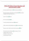 POLS 207 Roblyer Exam 2 Questions and  Answers&vert;Latests Update 