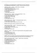 STARBUCKS BARISTA CERTIFICATION STEPS