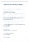NOVA GLUCOMETER 2025 QUIZZES & ANS&excl;&excl;