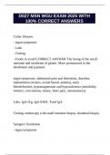 D027 MSN WGU EXAM 2025 WITH 100&percnt; CORRECT ANSWERS