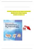 FULL TEST BANK For Beckmann and Ling&rsquo;s Obstetrics and Gynecology&comma; 9th Edition by Dr&period; Robert Casanova&comma; All Chapters 1 - 50&comma; Complete Newest Version 2025 A&plus;&vert; ISBN&colon; 978197518058