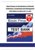 Basic Finance&colon; An Introduction to Financial Institutions&comma; Investments&comma; and Management &ndash; 13th Edition by Herbert B&period; Mayo