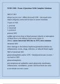 NURS 3366 University Of Texas - Arlington -NURS 3366 - Exam 4 Questions With Complete Solutions