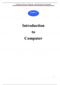Class notes Computer  Introduction to Computer Graphics