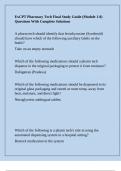 ExCPT Pharmacy Tech Final Study Guide &lpar;Module 1-8&rpar; Questions With Complete Solutions