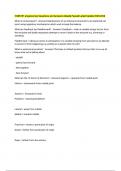 HUBS191 progress test Questions and Answers Already Passed Latest Update 2025-2026