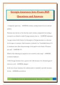 Georgia insurance laws Exam 2025 Questions and Answers