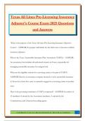 GA Insurance Bundled Exams 2025&sol;2026 &vert;Questions and Answers &vert;100&percnt; Pass&vert; Current Update