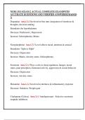 NURS 3511-EXAM 2 ACTUAL COMPLETE EXAM&vert;WITH  ACCURATE QUESTIONS AND VERIFIED ANSWERS&vert;GRADED  A 