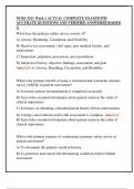 NURS 3511 Week 1 ACTUAL COMPLETE EXAM&vert;WITH  ACCURATE QUESTIONS AND VERIFIED ANSWERS&vert;GRADED  A  