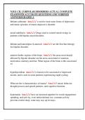N3511 CH&period; 13 BIPOLAR DISORDERS ACTUAL COMPLETE  EXAM&vert;WITH ACCURATE QUESTIONS AND VERIFIED  ANSWERS&vert;GRADED A