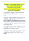 NURS 224 MIDTERM REVIEW UPDATED 2025&sol;2026 COMPLETE EXAM QUESTIONS WITH CORRECT SOLUTIONS&vert;&vert;ALREADY GRADED 100&percnt; GUARANTEED PASS&excl;&excl;&excl;