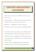 CGFM TEST 2 2025 QUESTIONS AND ANSWERS