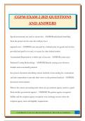 CGFM EXAM 2 2025 QUESTIONS AND ANSWERS