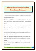 Adjuster license practice test 2025 Questions and Answers