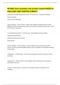 PN 4001 Exam questions and answers newest RATED A&plus; 2025&sol;2026 100&percnt; VERIFIED CORRECT 