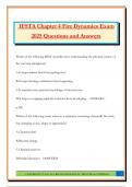 IFSTA Chapter 4 Fire Dynamics Exam 2025 Questions and Answers