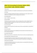 WGU C213 Accounting for Decision Makers &lpar;VAC2 Terms&rpar; NEW&excl;&excl; 100&percnt; VERIFIED CORRECT 