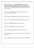 G202 Krefts Exam 1 COMPREHENSIVE questions answered&comma; 2025 verified graded A&plus; already passed&excl;
