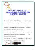 Unit Supply Course Test 1 &ndash; 2025&sol;2026 &vert; 60&plus; Verified Q&A &vert; GCSS-Army&comma; MRP&comma; MIGO&comma; ZUSMENU&comma; SLocs&comma; Stock Transport&comma; PR&sol;PO&comma; Property Management