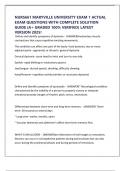 NURS661 MARYVILLE UNIVERSITY EXAM 1 ACTUAL EXAM QUESTIONS WITH COMPLETE SOLUTION GUIDE &lpar;A&plus; GRADED 100&percnt; VERIFIED&rpar; LATEST VERSION 2025&excl;