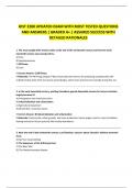 HIST 2280 UPDATED EXAM WITH MOST TESTED QUESTIONS AND ANSWERS &vert; GRADED A&plus; &vert; ASSURED SUCCESS WITH DETAILED RATIONALES