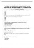 HIST 2280 MIDTERM UPDATED EXAM WITH MOST TESTED QUESTIONS AND ANSWERS &vert; GRADED A&plus; &vert; ASSURED SUCCESS WITH DETAILED RATIONALES