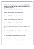 BSC 464 Exam 4 Questions and Answers COMPLETE EXAM QUESTIONS AND ACCURATE ANSWERS &lpar;2025&rpar; &vert;ALREADY PASSED&excl;&excl;
