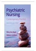 Psychiatric Nursing&colon; Contemporary Practice &ndash; Complete Test Bank with Answers