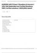 NUR2502 MDC3 Exam 2 Questions & Answers &vert; With Well Elaborated and Verified Questions &vert;100&percnt; Verified solutions &vert; 20252026 Latest&excl;&excl;