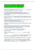 CH&period; 5&comma; 8&comma; 13 RADT 1065 EXAM QUESTIONS AND ANSWERS