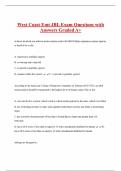 WEST COAST EXAM PACK WITH COMPLETE SOLUTIONS 
