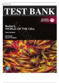 Test Bank For Becker's World of the Cell&comma; &lbrack;GLOBAL EDITION&rsqb; 10th Edition by Jeff Hardin&vert;&vert;ISBN&colon;9781292426525