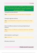 Mega Review Exam 3 NURS 615 Questions  and Correct Answers&sol; Latest Update &sol;  Already Graded