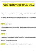 PSY 210 Final Exam with all Questions with Answers&period;
