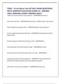 TXRH - To-Go Menu Test ACTUAL EXAM QUESTIONS WITH COMPLETE SOLUTION GUIDE &lpar;A&plus; GRADED 100&percnt; VERIFIED&rpar; LATEST VERSION 2025&excl;&excl;