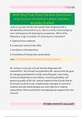 NUR 603 Final Exam Review Questions  and Correct Answers&sol; Latest Update &sol;  Already Graded