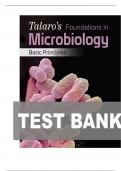 TEST BANK FOR Loose Leaf for Talaro's Foundations in Microbiology&colon; Basic Principles 12th Edition ISBN&colon;978-1265114435 ALL CHAPTERS COVERED YOUR ULTIMATE GUIDE 100&percnt; VERIFIED A&plus; GRADE ASSURED&excl;&excl;&excl;&excl;&excl; NEW LATEST UPDATE&excl;&excl;&excl;&excl;&excl;&excl;