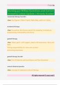 Nursing 527 Wilkes Questions and Correct  Answers&sol; Latest Update &sol; Already Graded