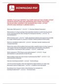 NAPSRX final exam LATEST VERSION BUNDLE
